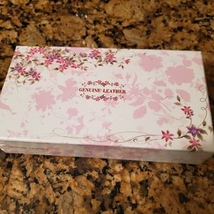 Genuine brown leather wallet